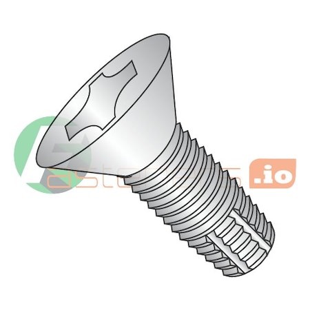 Newport Fasteners Thread Cutting Screw, 5/16"-18 x 1 in, Stainless Steel Flat Head Phillips Drive, 900 PK 906318